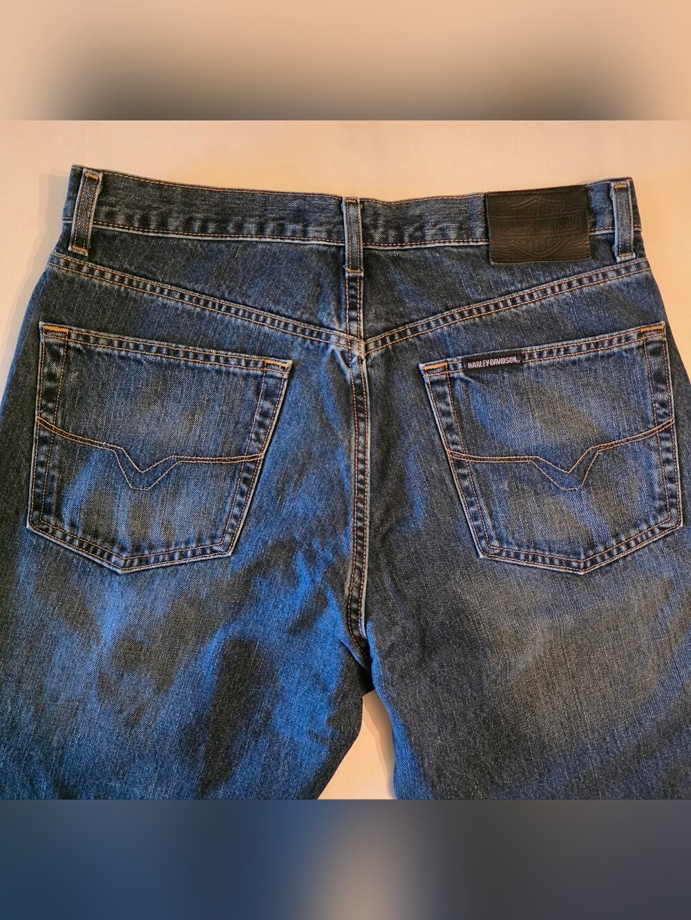 Harley Davidson Jeans Men's 34x30 Classic Traditional Fit 99030-10VM Blue EUC